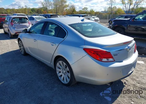 2011 Buick Regal Cxl Turbo Russelsheim из США, поврежденный, VIN W04G15GV6B1126316